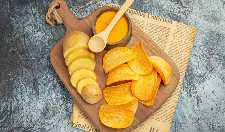 R&ouml;ntgenmaschinengeh&auml;use f&uuml;r Kartoffelchips Studie