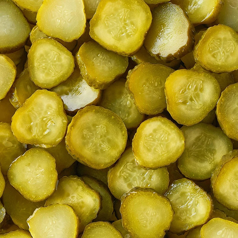 Eingelegte Gurkenscheiben